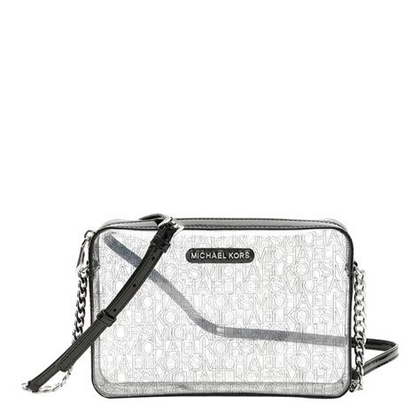 michael kors clear cosmetic bag|Michael Kors crossbody bag black.